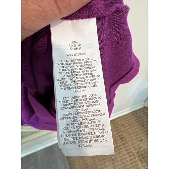 Boden size 6R 6 regular purple stretch knit dress - Picture 3 of 3